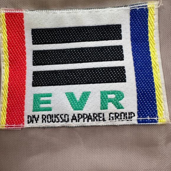 Vintage Evr 100% Silk Windbreaker Jacket Size XL Golfers Print Athleisure - Picture 3 of 9